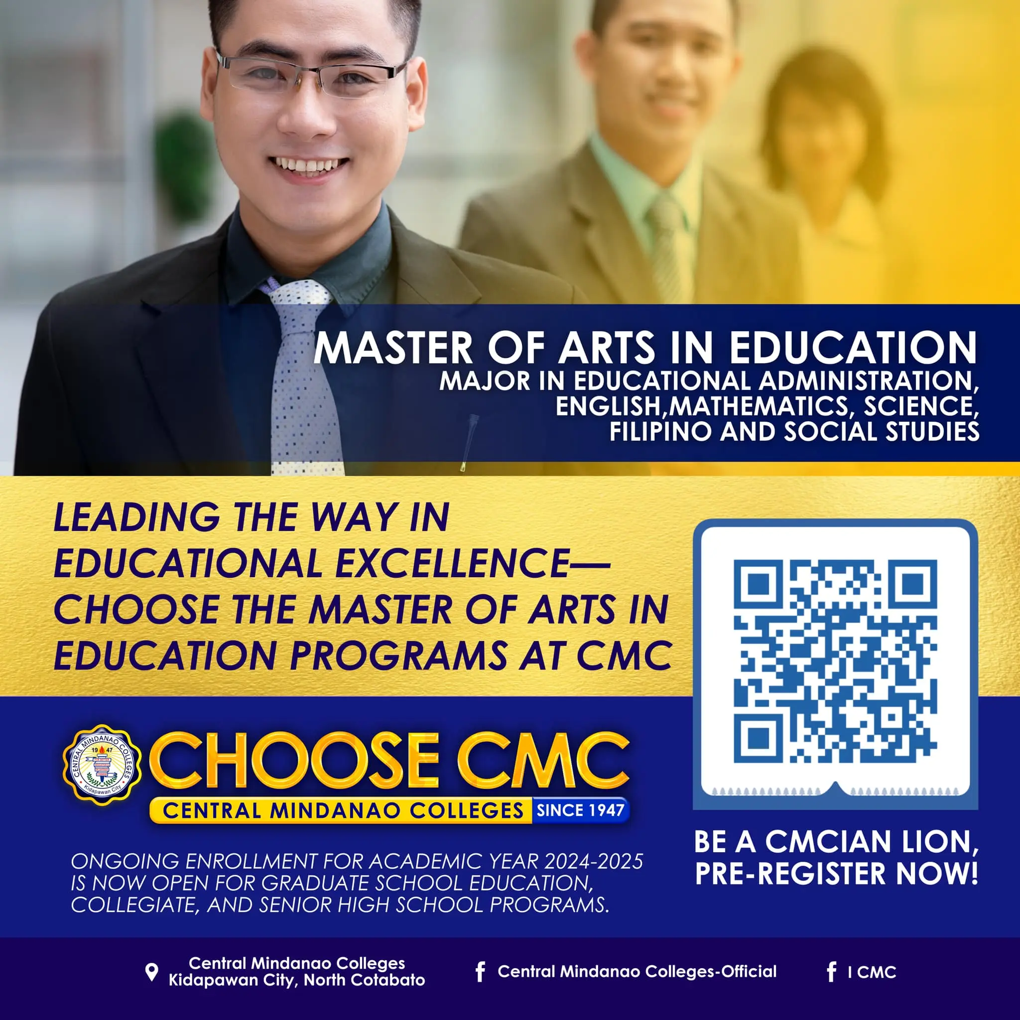 Master of Arts in Education Major in English